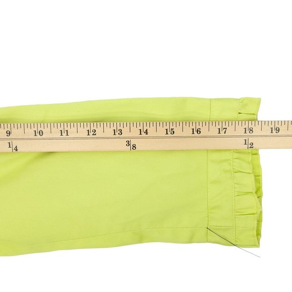 Sandro Button Front Jacket Womens S Lined Celery Green Career Wear Office NEW - Picture 5 of 16